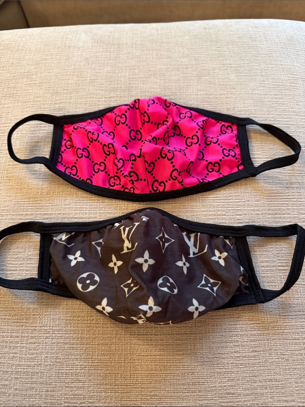 Designer Inspired Print Face Masks
